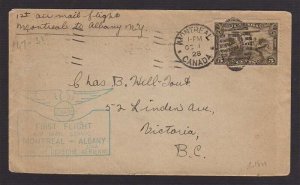 Canada 1928 FFC Montreal : Albany #897