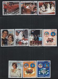 PARAGUAY SC# 2022a +2023-25 FVF/CTO 1981