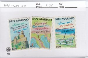 San Marino 1198-1200 mnh