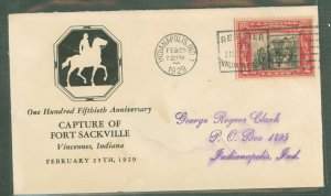 United States #651   (Fdc)