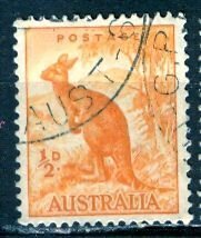 Australia 1942; Sc. # 166; Used Perf. 15x14 Single Stamp