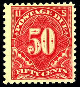 U.S. #J67 MINT SINGLE WITH PF CERT OG HINGED