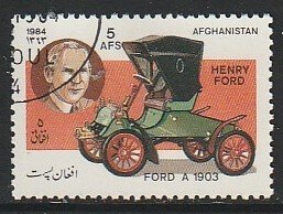 1984 Afghanistan - Sc 1098 - used VF - 1 single - Ford A 1903