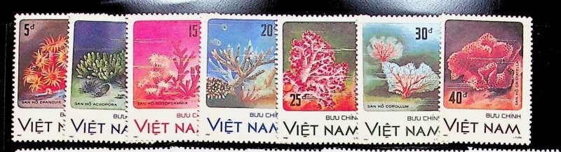 NORTH VIET NAM Sc 1781-87 NH ISSUE OF 1987 - SEA LIFE - (AS23)