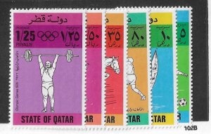 Qatar Sc #484-489 set of 6 OG VF