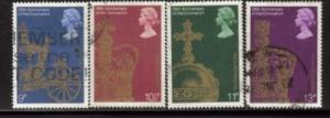 Great Britain Sc 835-8 1978 Coronation stamps used