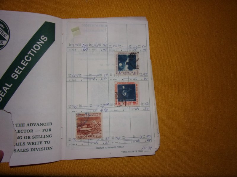 MEXICO COLLECTION IN APPROVAL BOOK MINT/USED