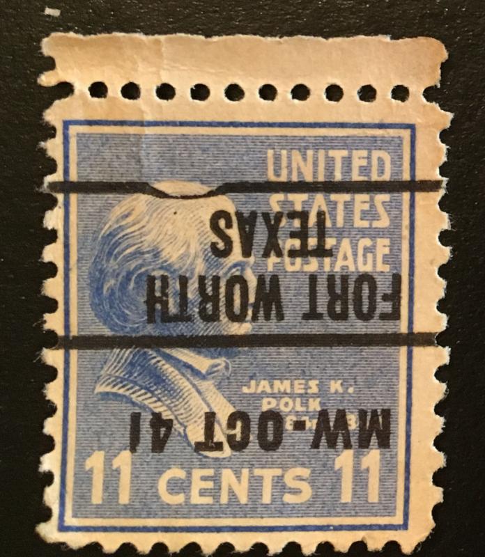 816 Polk, Presidents, Pre-cancel single, Vic's Stamp Stash
