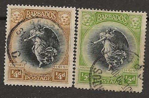 Nickel Auction. Barbados 140-141 u [ca02]