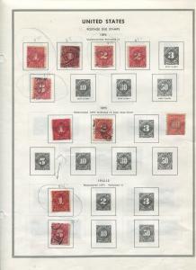 STAMP STATION PERTH USA #31 Postage Due Stamps M/Used 1894-1931 Unchecked