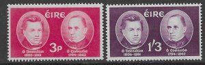 Ireland 182-83  1962  set  2 fvf mint nh