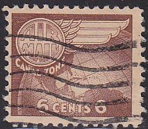 Canal Zone C22 Globe and Wing 1951