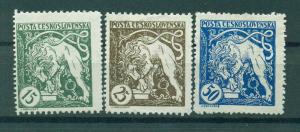 Czechoslovakia sc# B124-129 (3) mh cat value $1.50