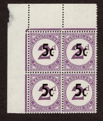 Mint Never Hinged SCJ7 SGD8 Block of 4 Postage Due