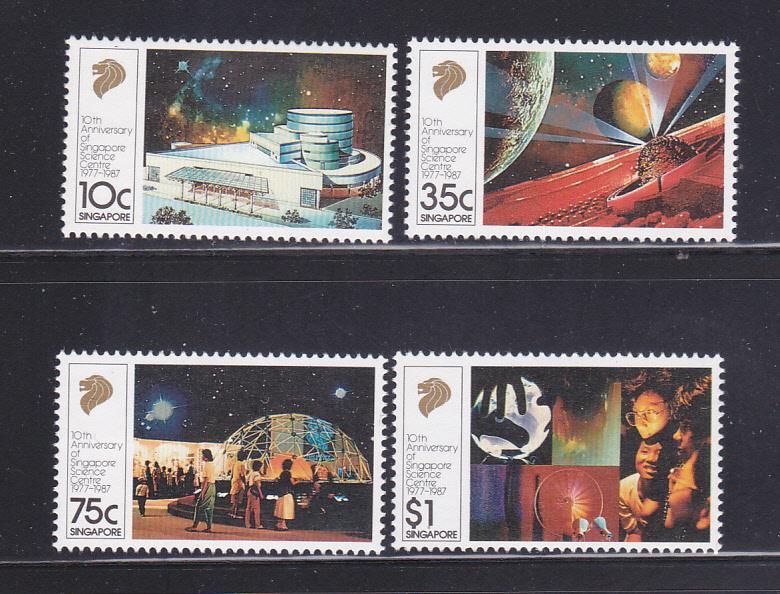 Singapore 514-517 Set MNH Singapore Science Center