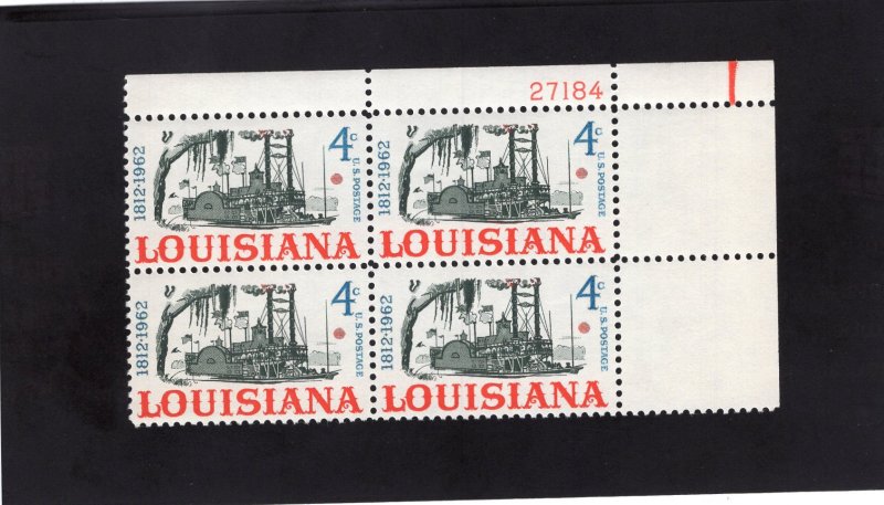 1197 Louisiana, MNH UR-PB/4 (#27184)