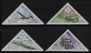 Congo People's Republic #J40-43 Unused LH; Short set of 4 (1961)