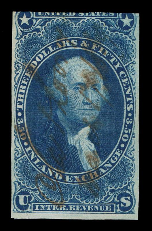 REFERENCE SCOTT #R87a USED BILL WEISS CERT READ YELLOW LISTING  IF GENUINE $9000