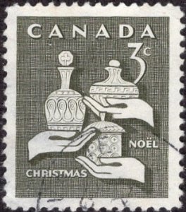 Canada 443 - Used - 3c Christmas / Noel (1965)