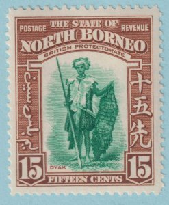 NORTH BORNEO 201  MINT LIGHTLY HINGED OG * NO FAULTS VERY FINE! - TIS