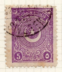 Turkey 1900s Early Issue Fine Used 5p. NW-12197