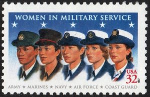 SC#3174 32¢ Women in Military Single (1997) MNH