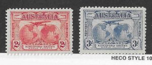 Australia Sc #111-112 NH VF