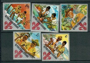 Burundi #207 - 211 used singles