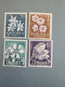 Stamps Spanish Andorra Scott #58-61 nh