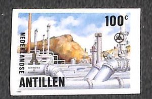 Netherlands Antilles 1990, Oil raffinery 1v, imperforated, MNH