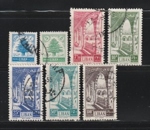 Lebanon 275, 278-280, 282-284 U Various