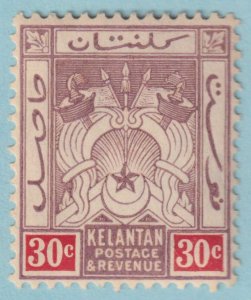 MALAYA - KELANTAN 24  MINT HINGE REMNANT OG * NO FAULTS VERY FINE! - PJM