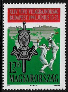 Hungary #3294 MNH Stamp - Fencing Championship