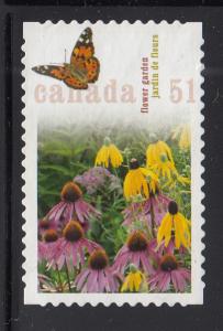 Canada 2006 used Scott #2145b 51c Butterfly, flower garden