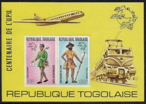 Togo #C223a MNH S/Sheet - UPU