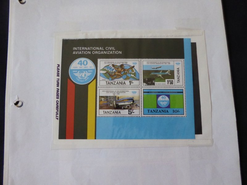 Tanzania 1976-1988 MNH Souvenir Sheets