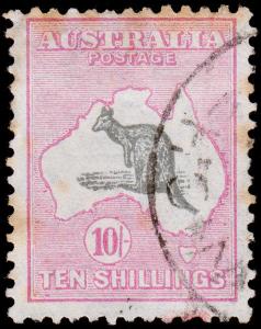 Australia Scott 101 (1929) Used H G-F, CV $725.00 M