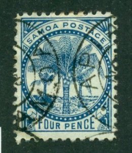 Samoa 1900 #16f U SCV (2024) = $52.50