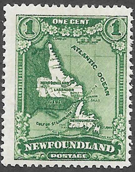 Newfoundland Scott Number 163 F H