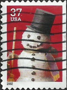 # 3687 USED SNOWMAN WITH TOP HAT