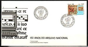 Brazil, Scott cat. 2125. National Archives issue. First Day Cover. ^