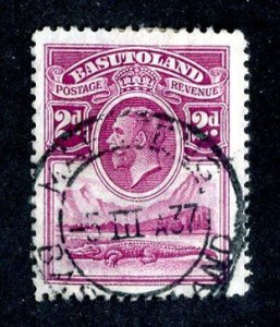 1933 Basutoland Sc #3 used cv.$1.10 ( 9168 BCXX5 )