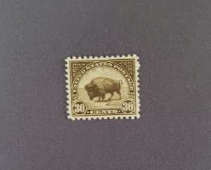 700, Bison, Mint Prev Hinged, CV $22.00