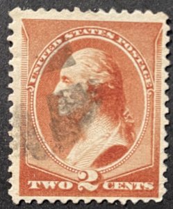 US #210 Used F/VF 2c Washington 1883 [G24.5.3]