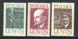 Poland #1056-1058 Mint Never Hinged E521