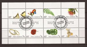 2010 New Zealand - Sc 2326 - used VF - Mini Sheet - Greetings stamps (8)