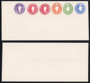 ESCP880 KGVI 3 values and 3 QEII Values Envelope Stamped to Order