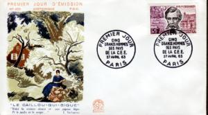 France 1963 FDC!