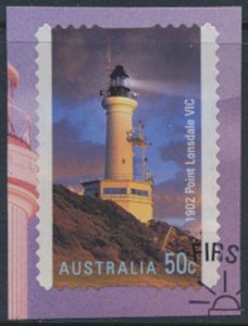 Australia   SC#  2513  SG 2633 Used Lighthouses  with fdc  see details & scan