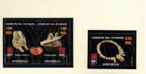 ECUADOR Sc 1809-10 NH ISSUE OF 2006 - LOCAL ART - (WG06)